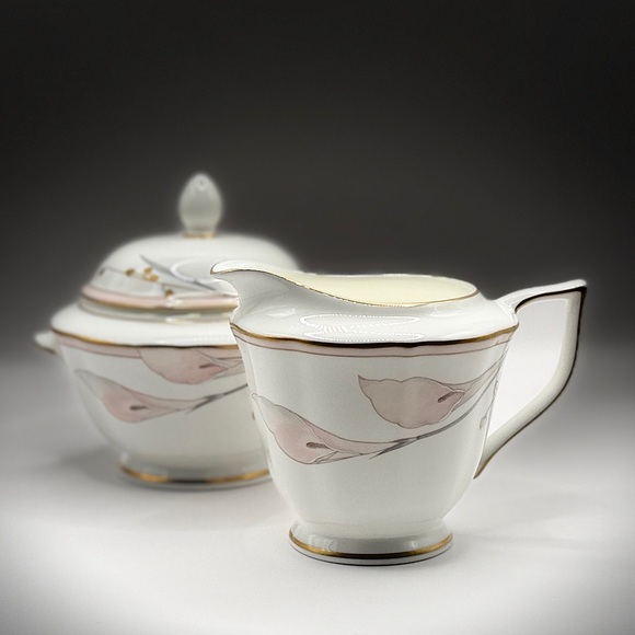 Vintage Mikasa Bone China Cream and Sugar Set - Bellamy Collection - Picture 2 of 11